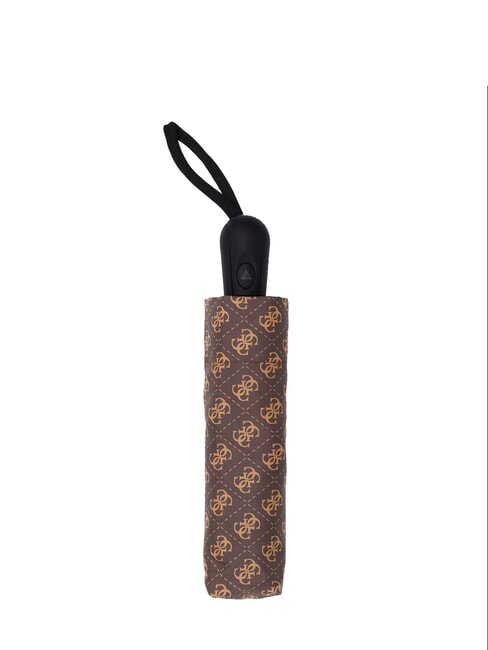 GUESS 4G Ombrello pieghevole Open/ Close brown/ochre - Ombrelli