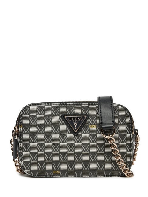 GUESS G WAVE  Mini Camera Bag a tracolla black logo - Borse Donna