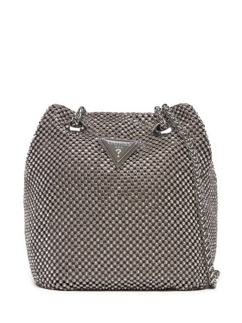 GUESS ZALINA Mini Secchiello a tracolla SILVER - Borse Donna