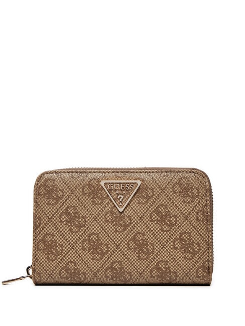 GUESS ECO ERICA Portafoglio zip around LATTE LOGO - Portafogli Donna