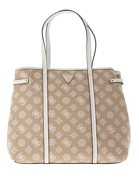 GUESS BEYZA  Borsa a spalla white logo - Borse Donna