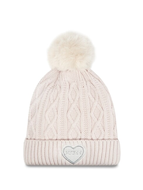 GUESS KIDS Cappello a trecce con pon pon muted stone - Cappelli Bambini