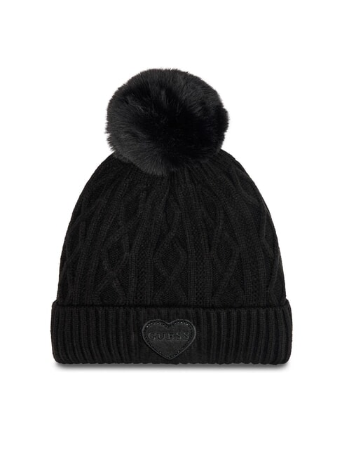 GUESS KIDS Cappello a trecce con pon pon jetbla - Cappelli Bambini