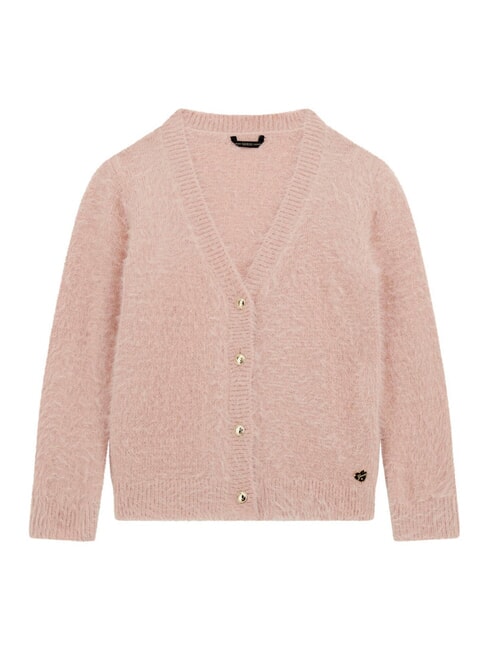 GUESS KIDS Cardigan con bottoni pink roses - T-shirt Bambino