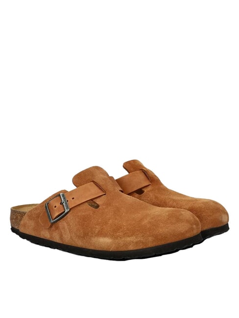 BIRKENSTOCK BOSTON  Sandali in pelle cognac - Scarpe Unisex
