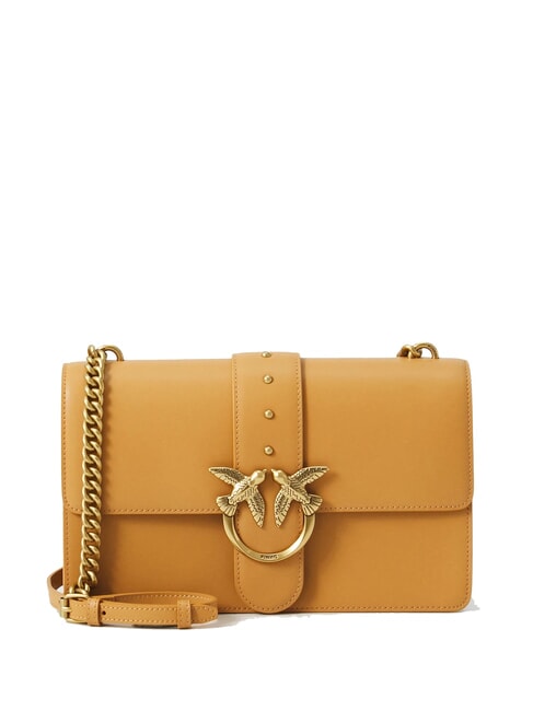 PINKO CLASSIC LOVE BAG Borsa one simply torrone-antique gold - Borse Donna