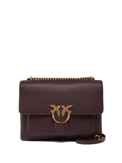 PINKO LOVE SOFT BIG  Borsa a spalla / a tracolla uva di catawba-antique gold - Borse Donna
