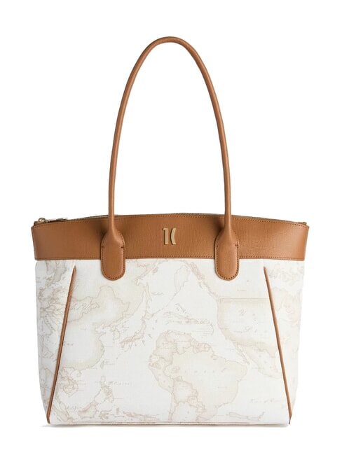 ALVIERO MARTINI PRIMA CLASSE HERITAGE GEO Borsa shopping a spalla bianco - Borse Donna