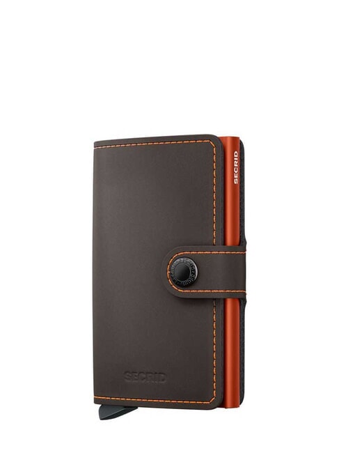 SECRID MATTE  Portafoglio con portacard anti RFID truffle & orange - Portafogli Uomo