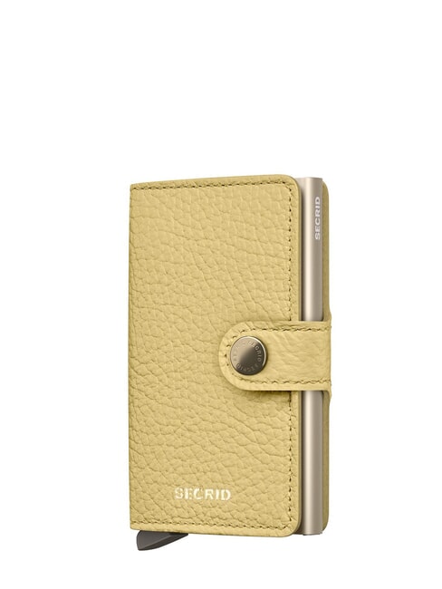 SECRID PEBBLE  Portafoglio in pelle martellata butter yellow - Portafogli Donna