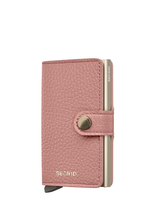 SECRID PEBBLE  Portafoglio in pelle martellata rose - Portafogli Donna