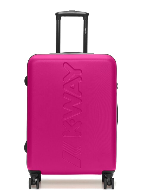 KWAY MAXILOGO Trolley misura media pink - blue md cobal - Trolley Rigidi
