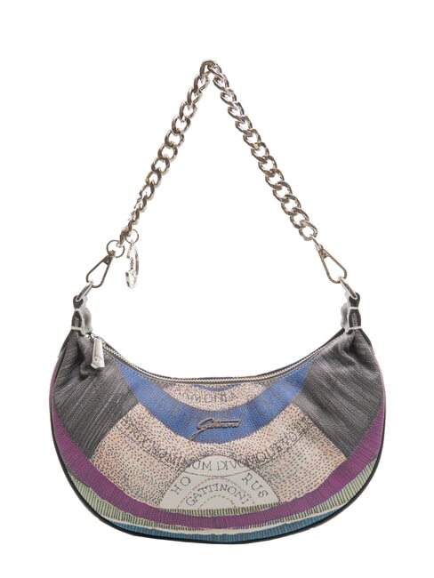 GATTINONI PLANETARIUM Borsa hobo mezzaluna con tracolla nocturne/black - Borse Donna