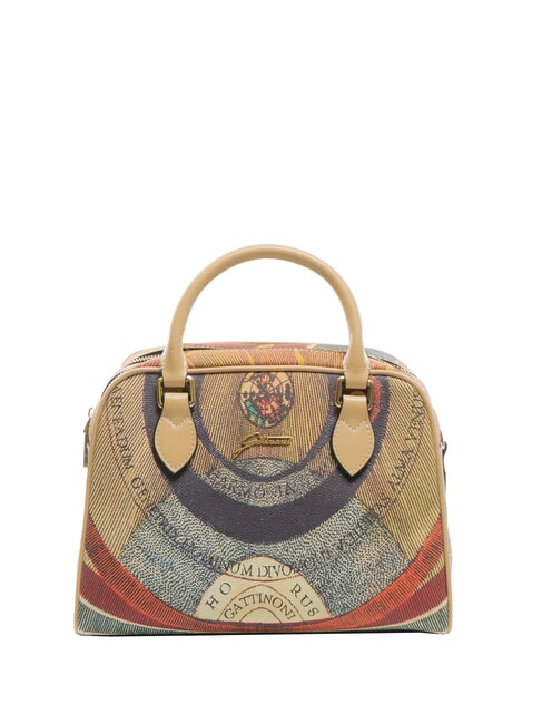 GATTINONI PLANETARIUM Borsa dome media con tracolla classic/beige - Borse Donna