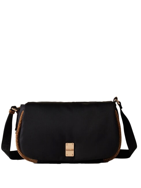 BORBONESE CAHIER  Borsa a spalla nero/op naturale - Borse Donna