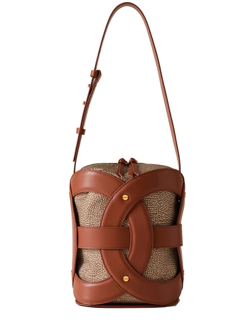 BORBONESE ALL-ROUND Secchiello a spalla coconut - Borse Donna