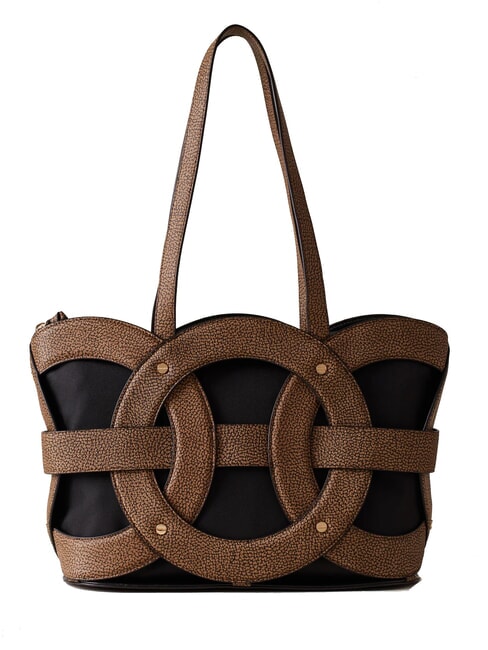 BORBONESE ALL-ROUND  Shopper a spalla op naturale/nero - Borse Donna