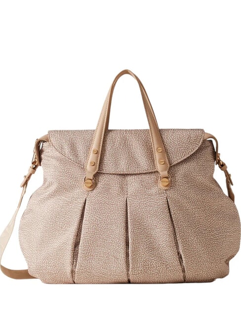 BORBONESE CROISSANT  Borsa a mano, con tracolla sabbia - Borse Donna