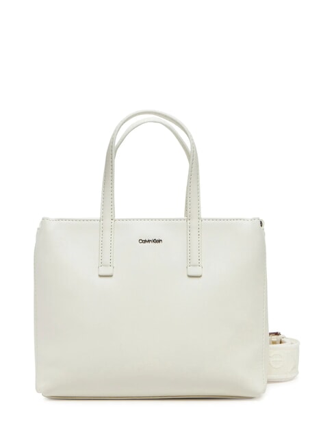 CALVIN KLEIN CK MUST SMALL Borsa a mano con tracolla chalk - Borse Donna