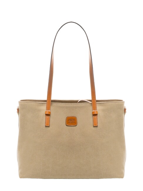 BRIC’S SORRENTO VITTORIA Borsa shopping in canvas oliva - Borse Donna
