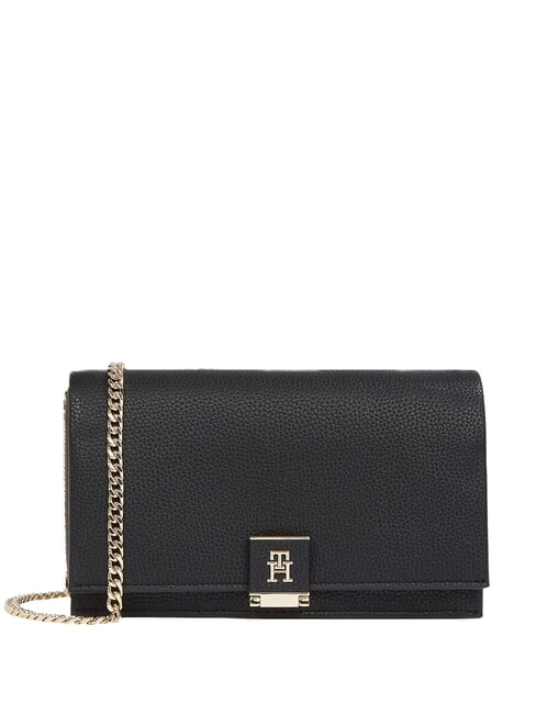 TOMMY HILFIGER TH HERITAGE Pochette a tracolla black - Borse Donna