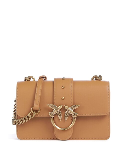 PINKO MINI LOVE BAG Borsa one simply torrone-antique gold - Borse Donna