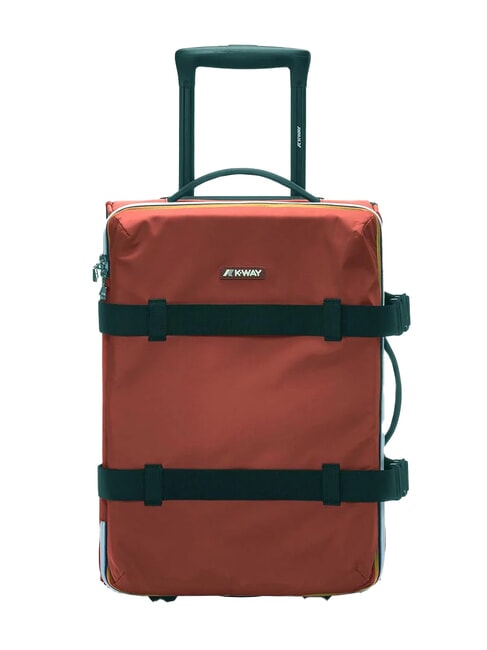 KWAY BLOSSAC  Trolley Bagaglio a Mano Impermeabile red brownish-black p - Bagagli a mano