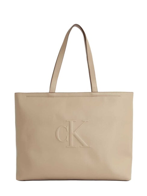 CALVIN KLEIN SCULPTED Slim Borsa a spalla crockery - Borse Donna
