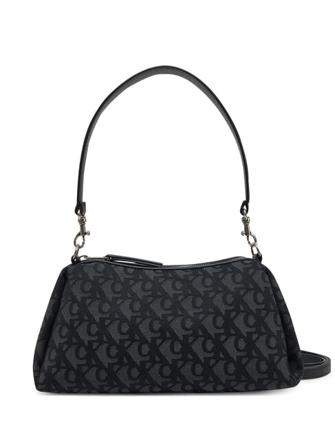 CALVIN KLEIN DROP MONOGRAM  Borsa a spalla, con tracolla na black - Borse Donna