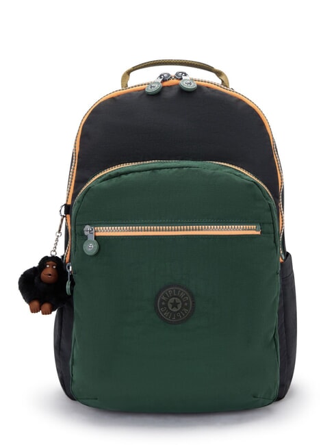 KIPLING SEOUL LAP Zaino porta pc fino a 17" tree house block - Zaini Scuola & Tempo Libero