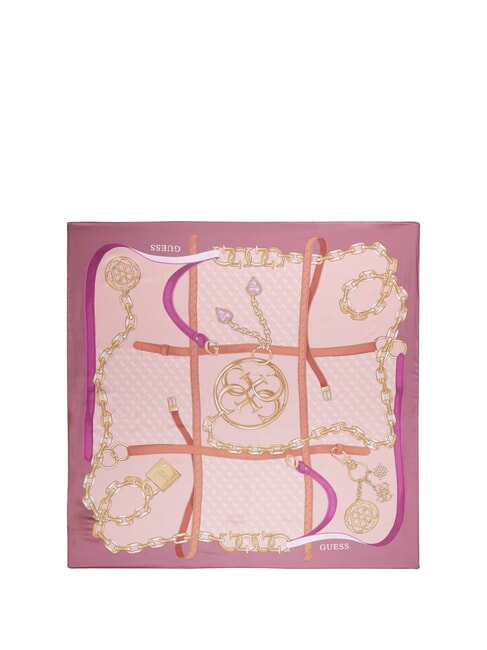 GUESS CHAIN Foulard bordeaux multi - Sciarpe