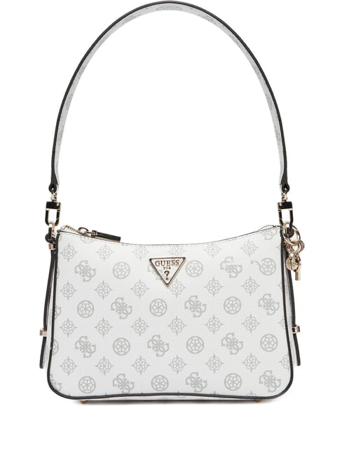 GUESS ECO ERICA Borsa a spalla white logo - Borse Donna