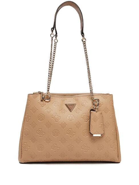 GUESS CRESIDIA Borsa a spalla BEIGE - Borse Donna