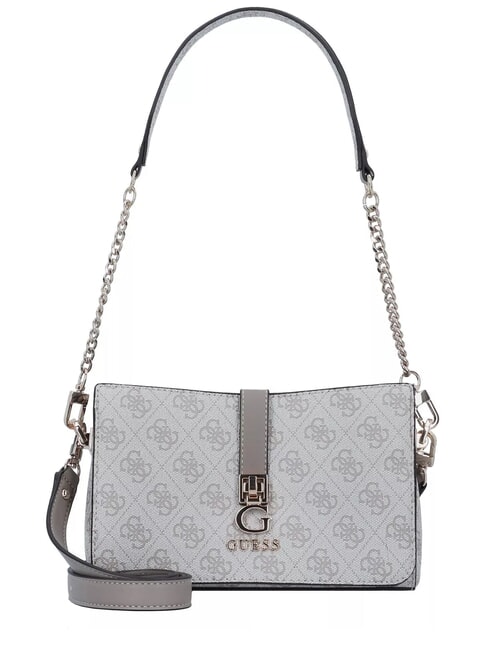 GUESS ZAMIRA  Borsa a spalla, con tracolla dark taupe logo - Borse Donna