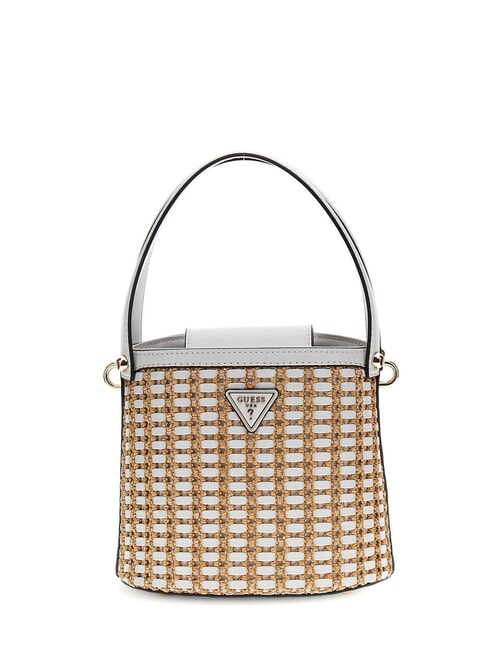 GUESS ATALIA Secchiello natural/white - Borse Donna