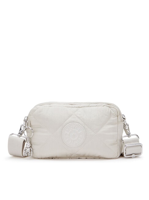 KIPLING MILDA Borsa trapuntata a tracolla airy beige quilt - Borse Donna