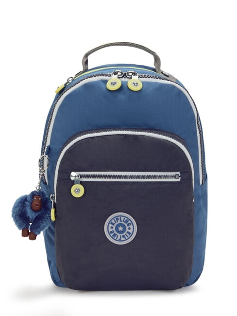 KIPLING SEOUL SMALL Zaino  fantasy blue block - Zaini Scuola & Tempo Libero