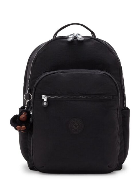 KIPLING SEOUL Zaino con tasca porta pc 15" true black - Zaini Scuola & Tempo Libero