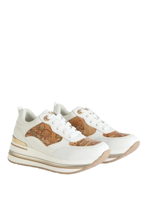 ALVIERO MARTINI PRIMA CLASSE GEO CLASSIC Sneakers running platform NATURALE - Scarpe Donna
