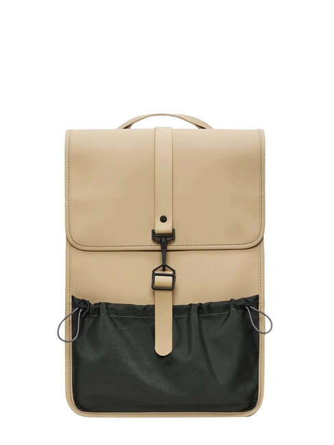 RAINS MIX BACKPACK Zaino porta PC 13" sand - Zaini Scuola & Tempo Libero