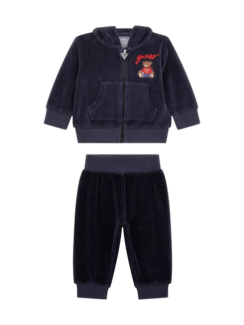 GUESS KIDS Set in ciniglia maglia e pantaloni smartblue - Tutine e completi per neonati