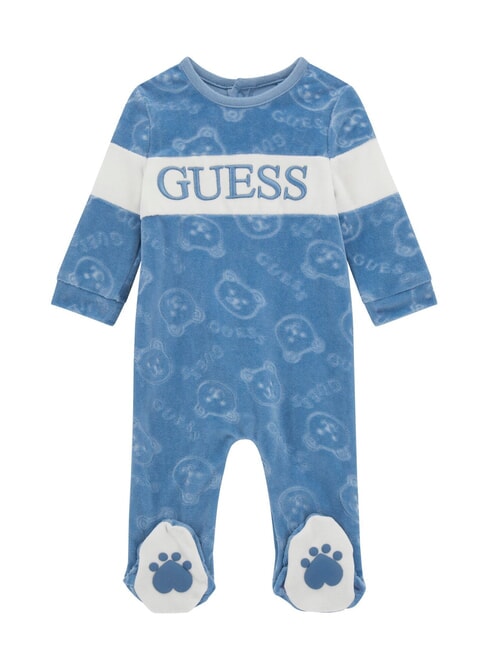 GUESS KIDS Tuta da neonato in ciniglia starstruck wash - Tutine e completi per neonati