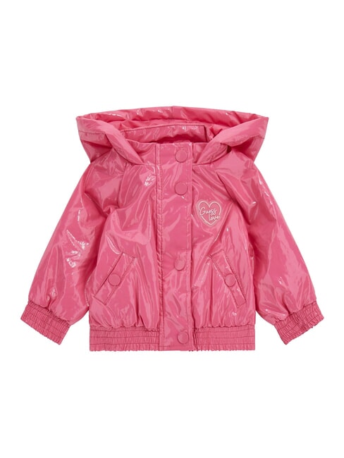 GUESS KIDS Padded giubbino con cappuccio caramel rose - Giacche Bambini