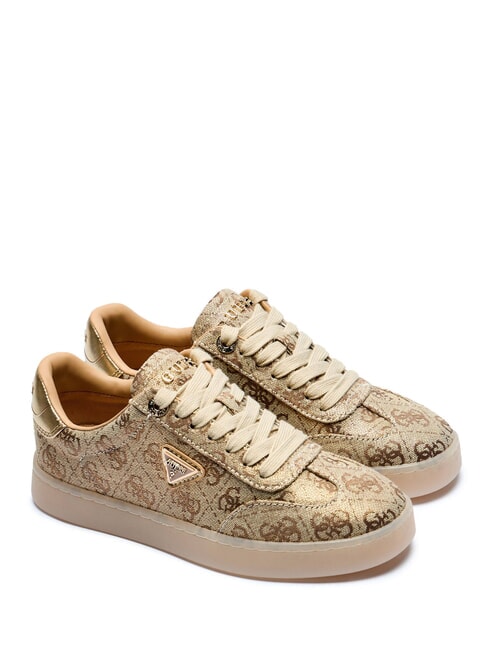 GUESS JAZLIE2 Sneakers gold - Scarpe Donna