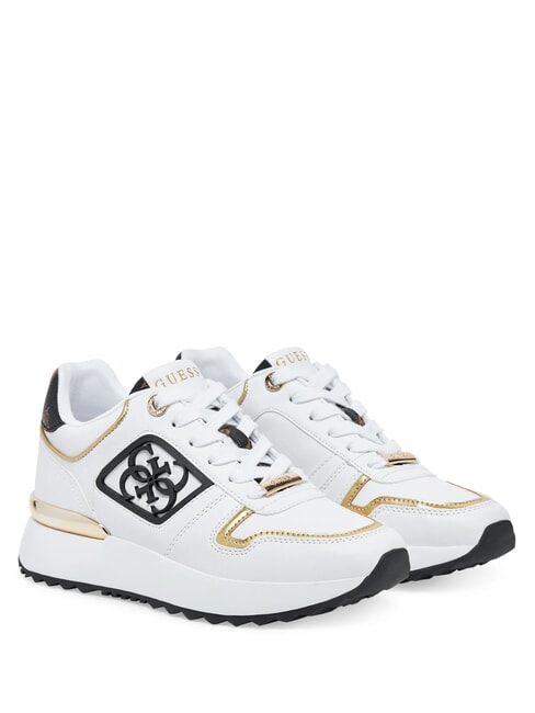 GUESS KOYAA Sneakers white brown - Scarpe Donna