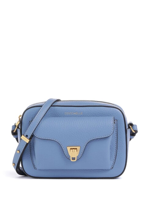 COCCINELLE BEAT SOFT Borsa mini pelle martellata azul - Borse Donna