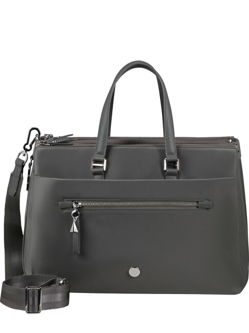 SAMSONITE KARISSA EVO  Cartella a mano, con tracolla, porta PC 14,1" gunmetal green - Borse Donna