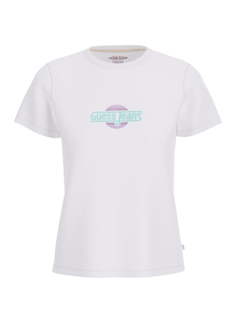 GUESS JEANS SS CN REGULAR T-shirt a maniche corte purwhite - T-shirt e Top Donna