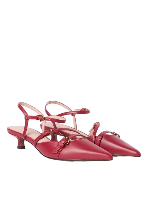 COCCINELLE FERNANDA Scarpe sling back in pelle sangria - Scarpe Donna
