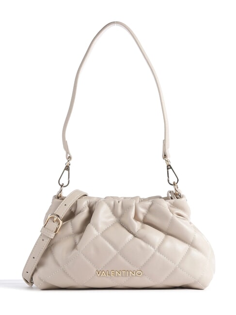 MARIO VALENTINO OCARINA Pochette trapuntata con tracolla ecru - Borse Donna